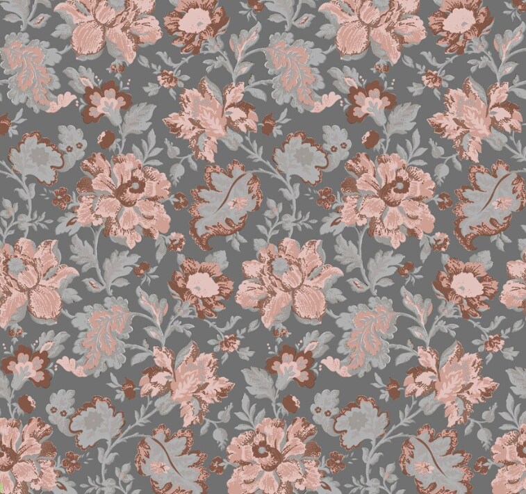tapet barnrum blommig