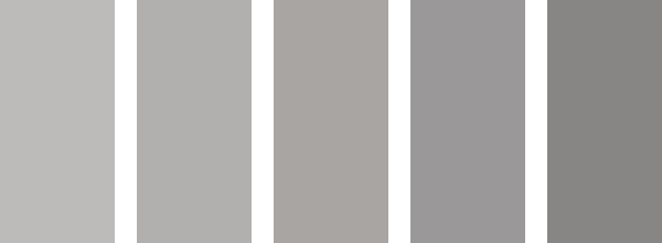 grå kulörer exemepl