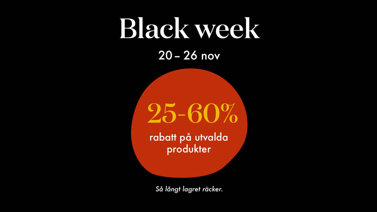 black week happy homes