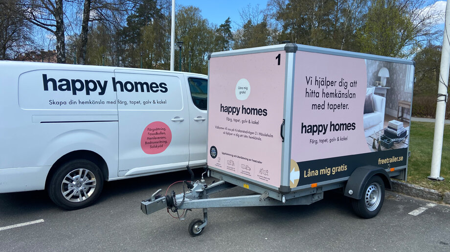 Hyr släp happy homes