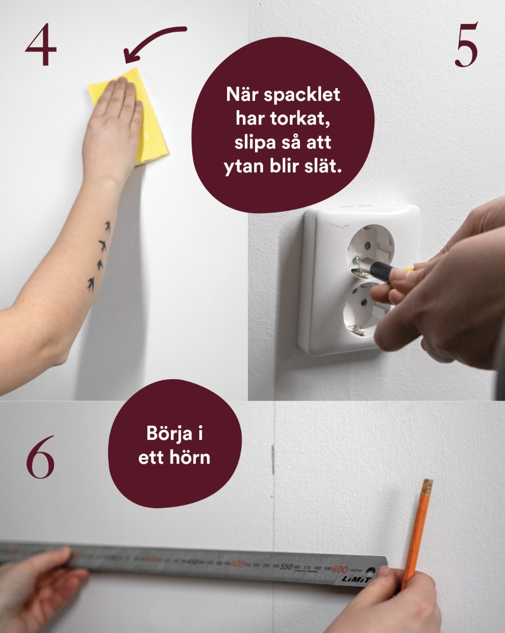 hur man tapetserar steg för steg instruktion