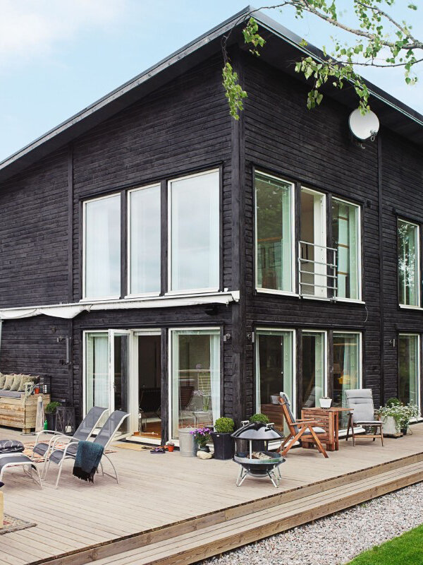 husfärg svart