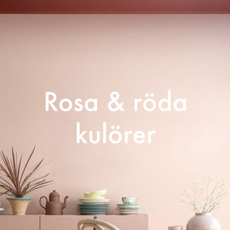 rosa och röda kulörer