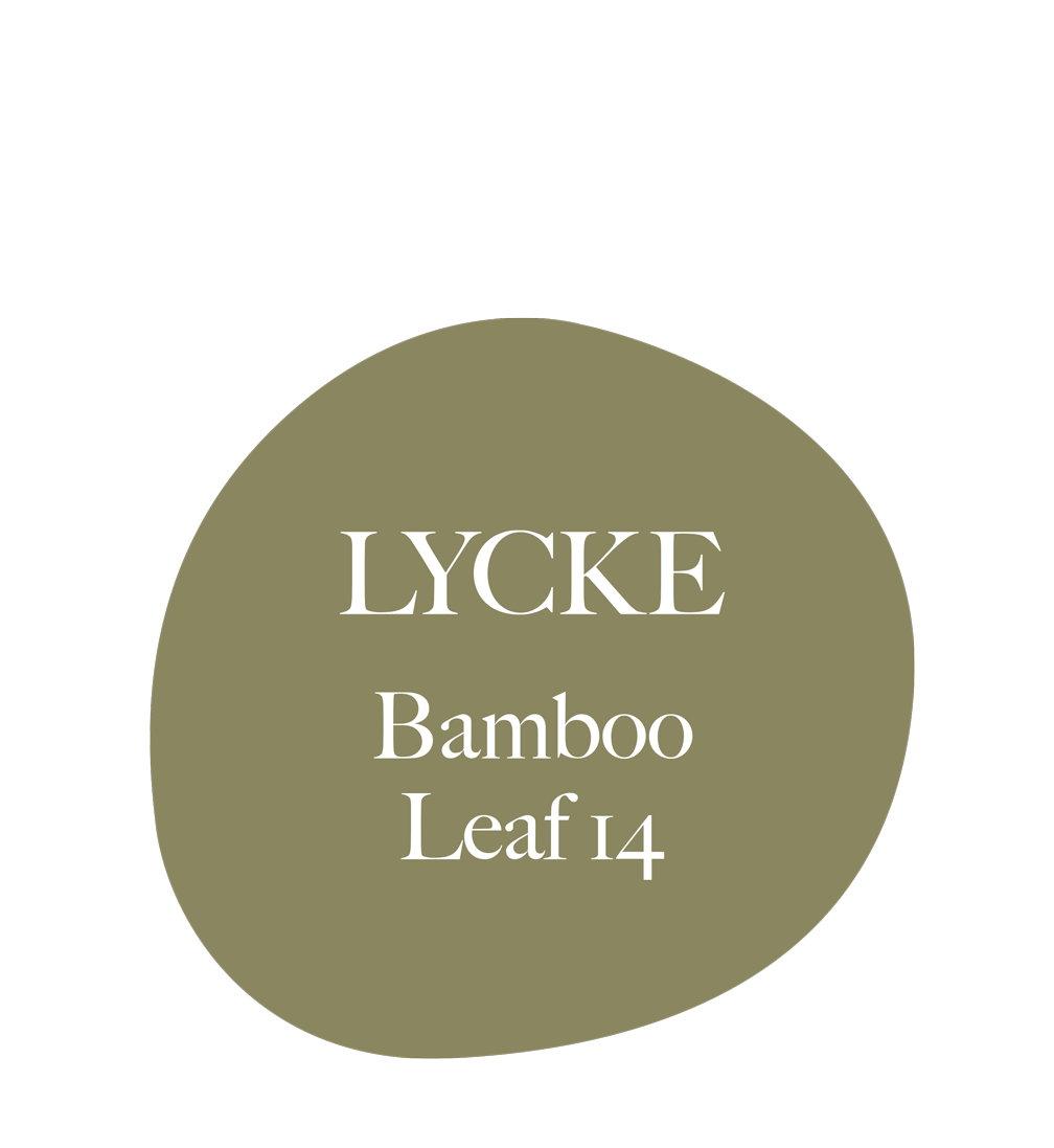 grön kulör bamboo leaf lycke