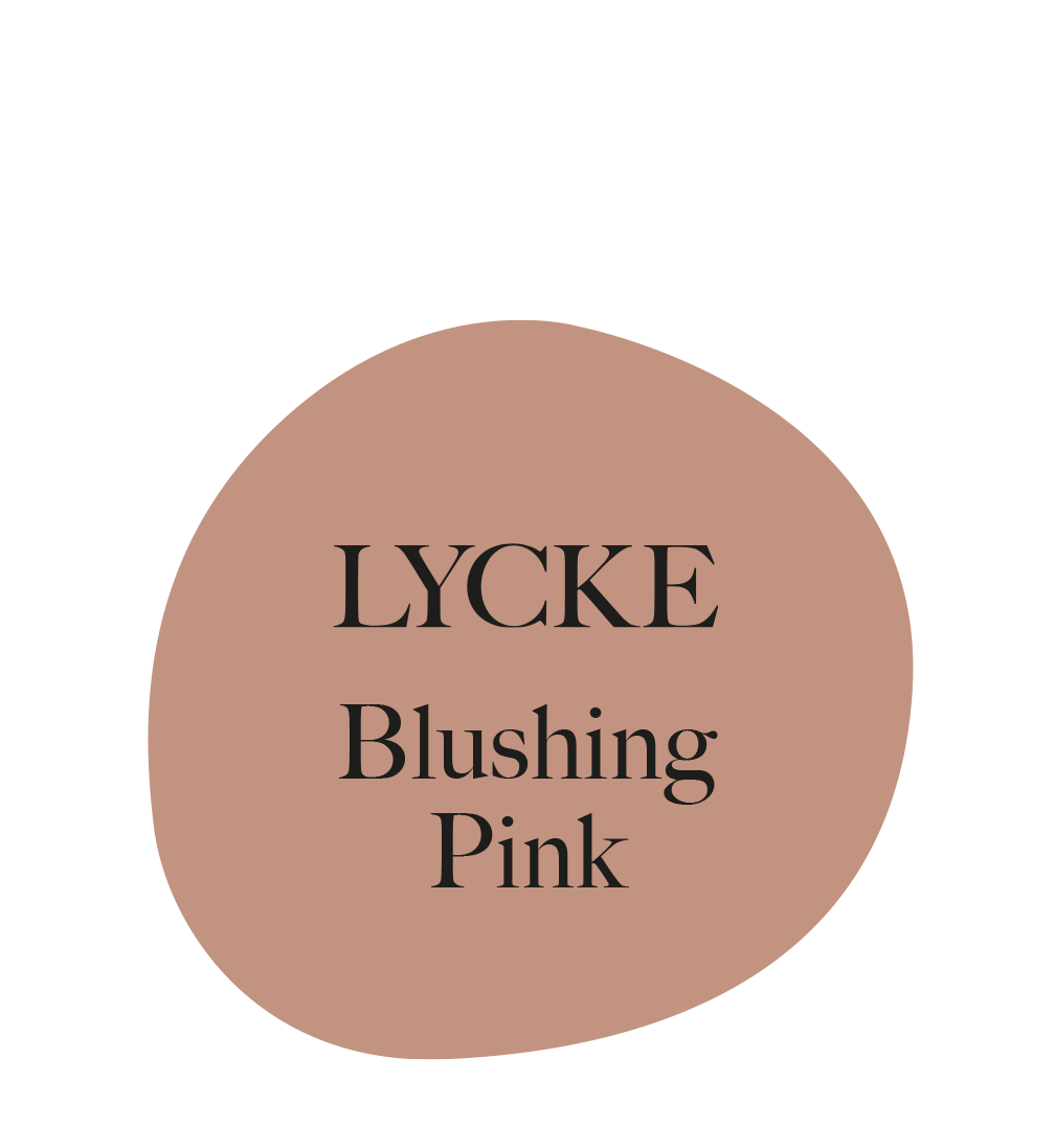 rosa färg blushing pink lycke