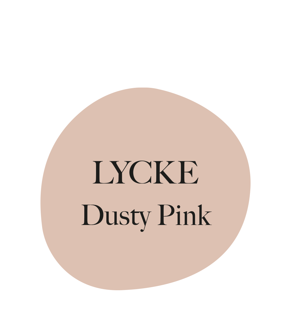 rosa kulör dusty pink från lycke