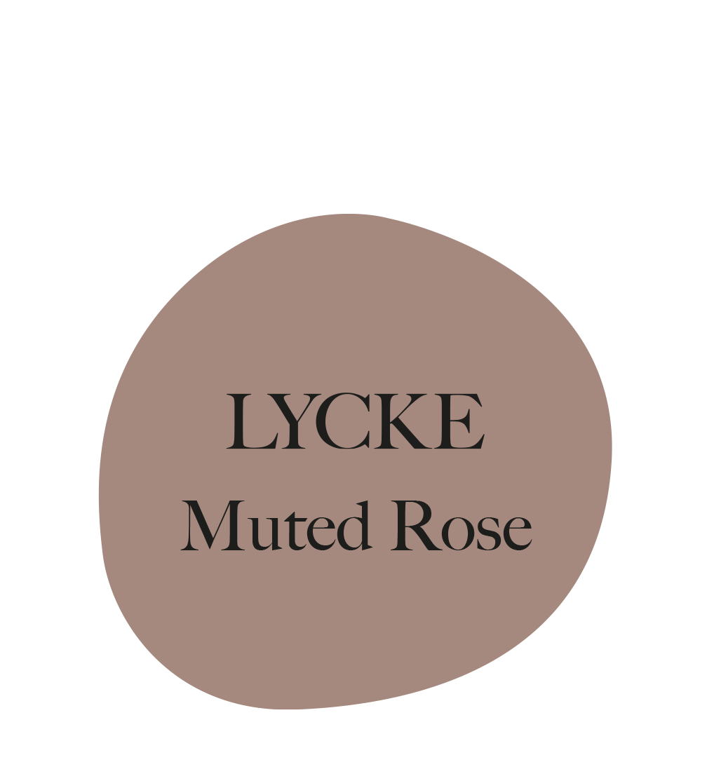 rosa färg muted rose lycke