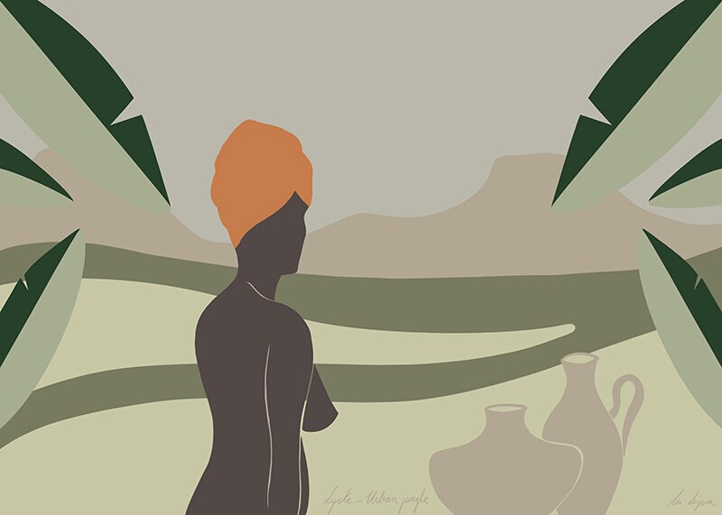 urban jungle poster av marta leyva