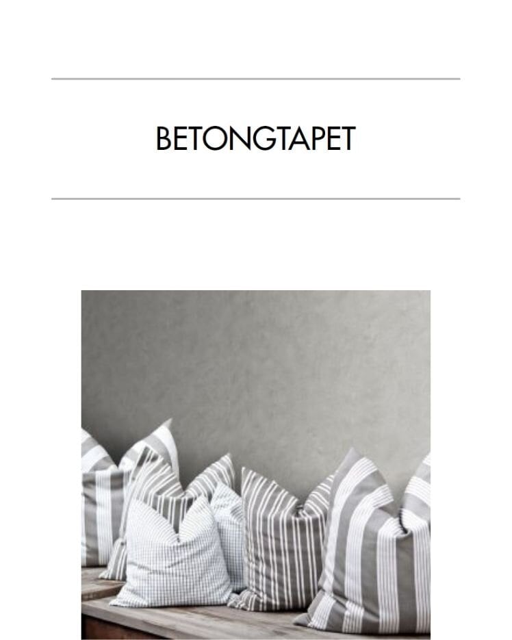 Betongtapet