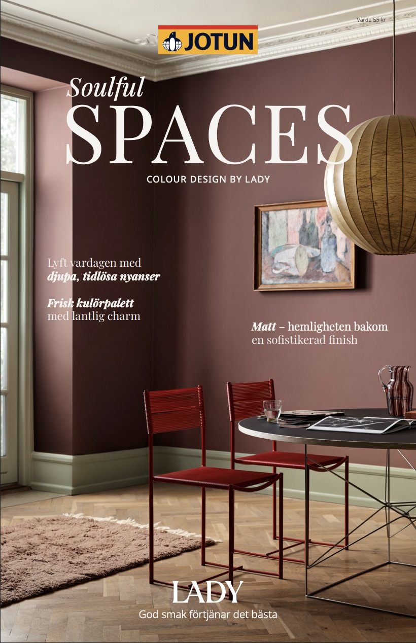 Ny färgkarta från Jotun! Inspireras av Soulful Spaces. Bläddra i den här!