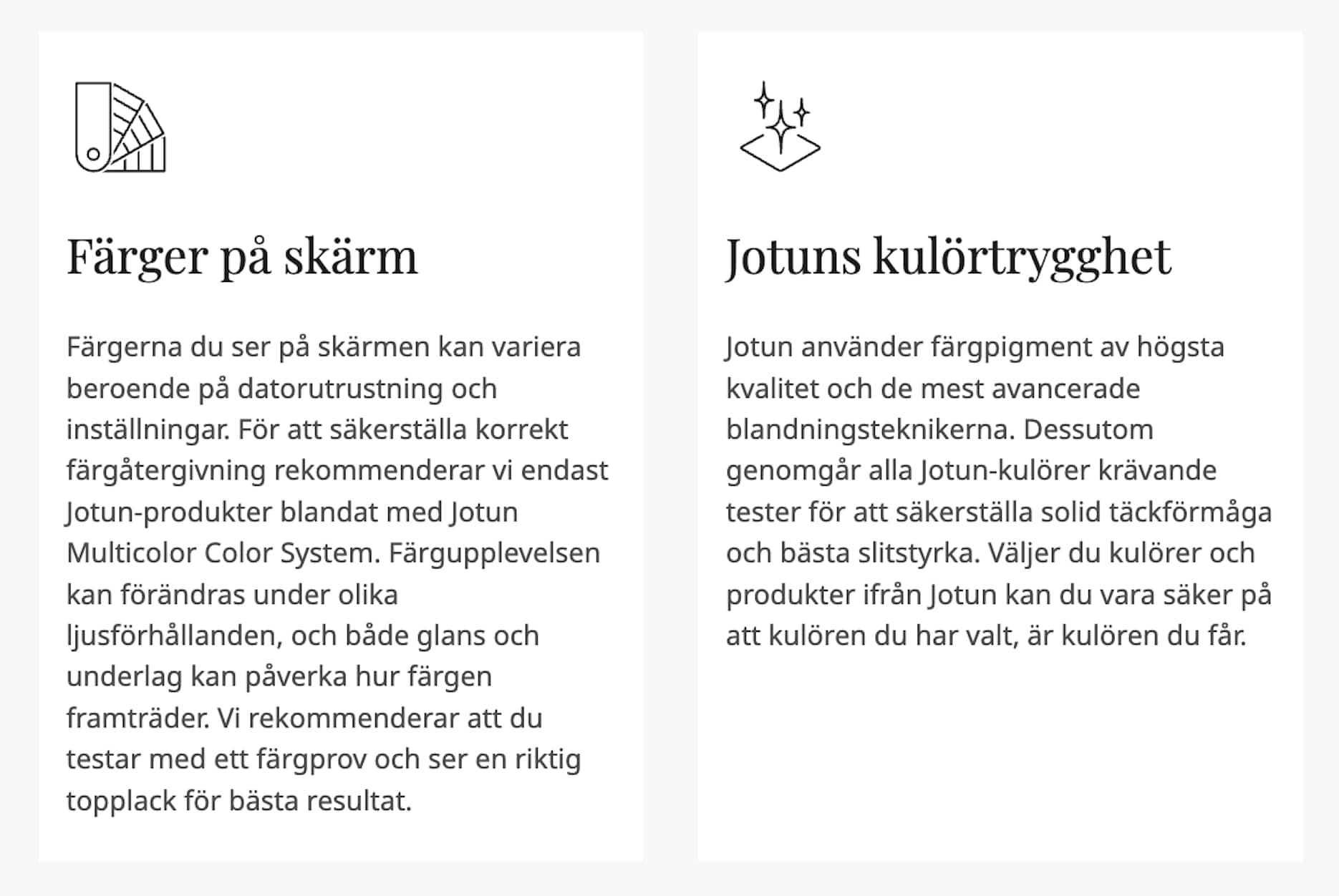 kulörtrygghet jotun