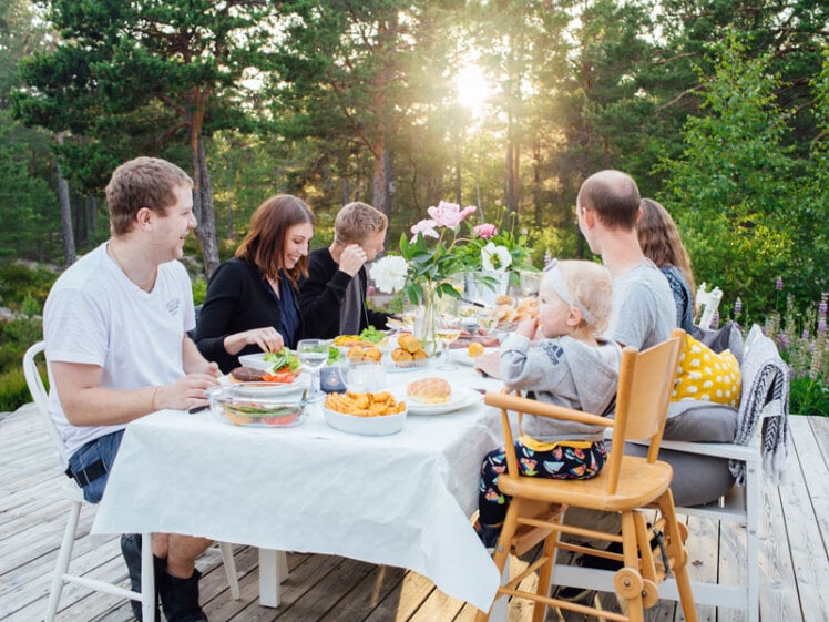 Middag med vänner