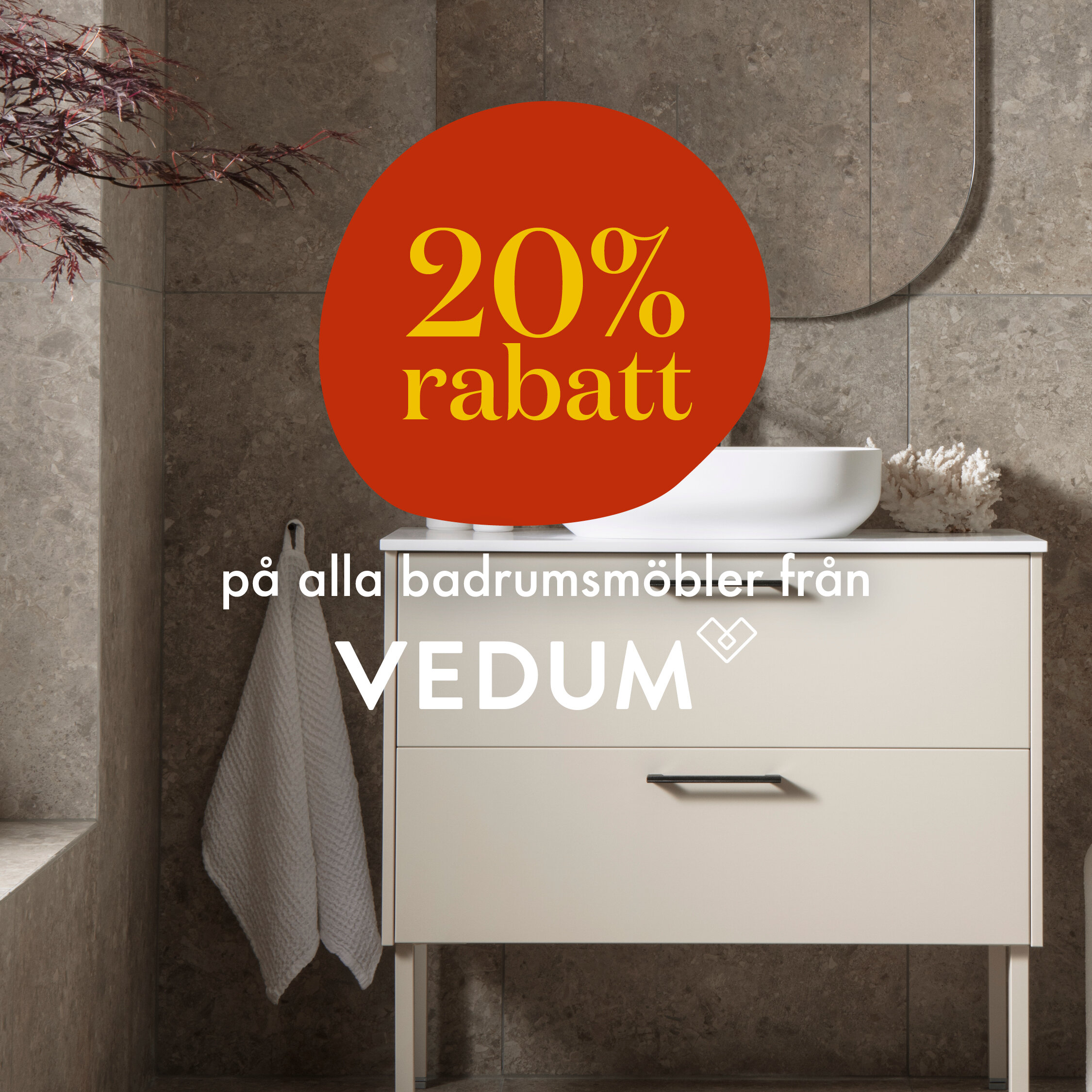 rabatt på vedum
