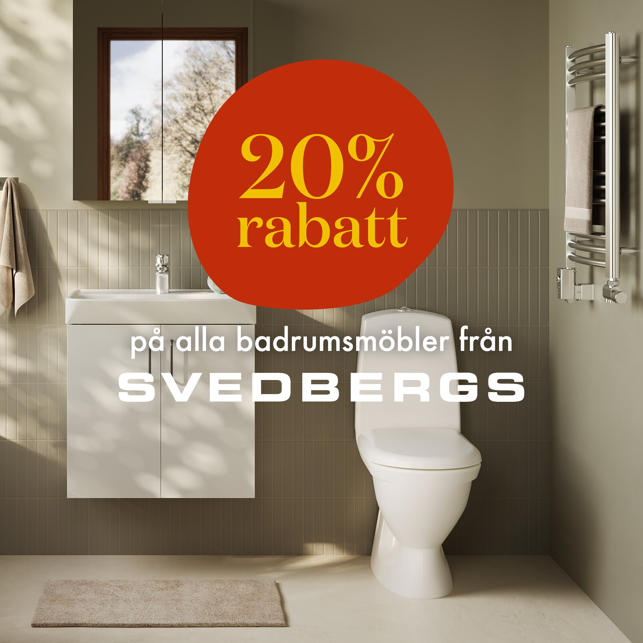 svedbergs badrumsmöbler rabatt