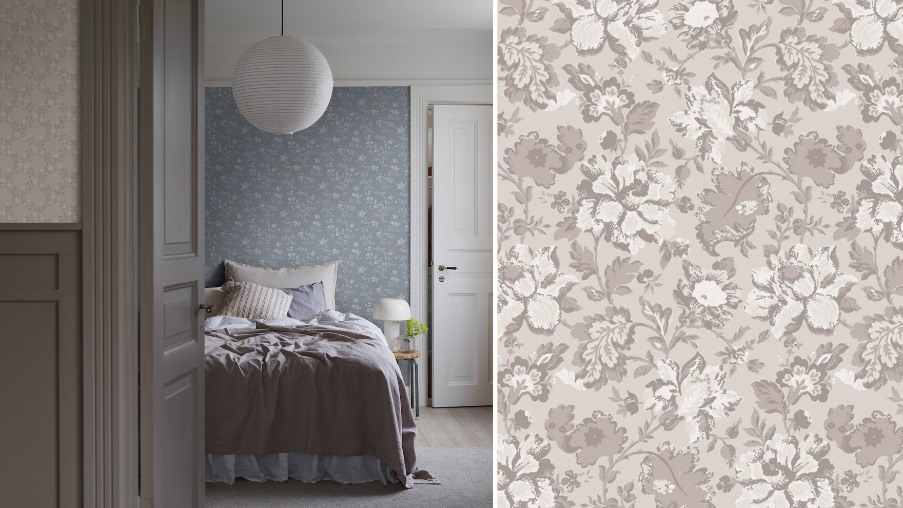 Tapeter till sovrum hos Happy Homes - Happy Homes