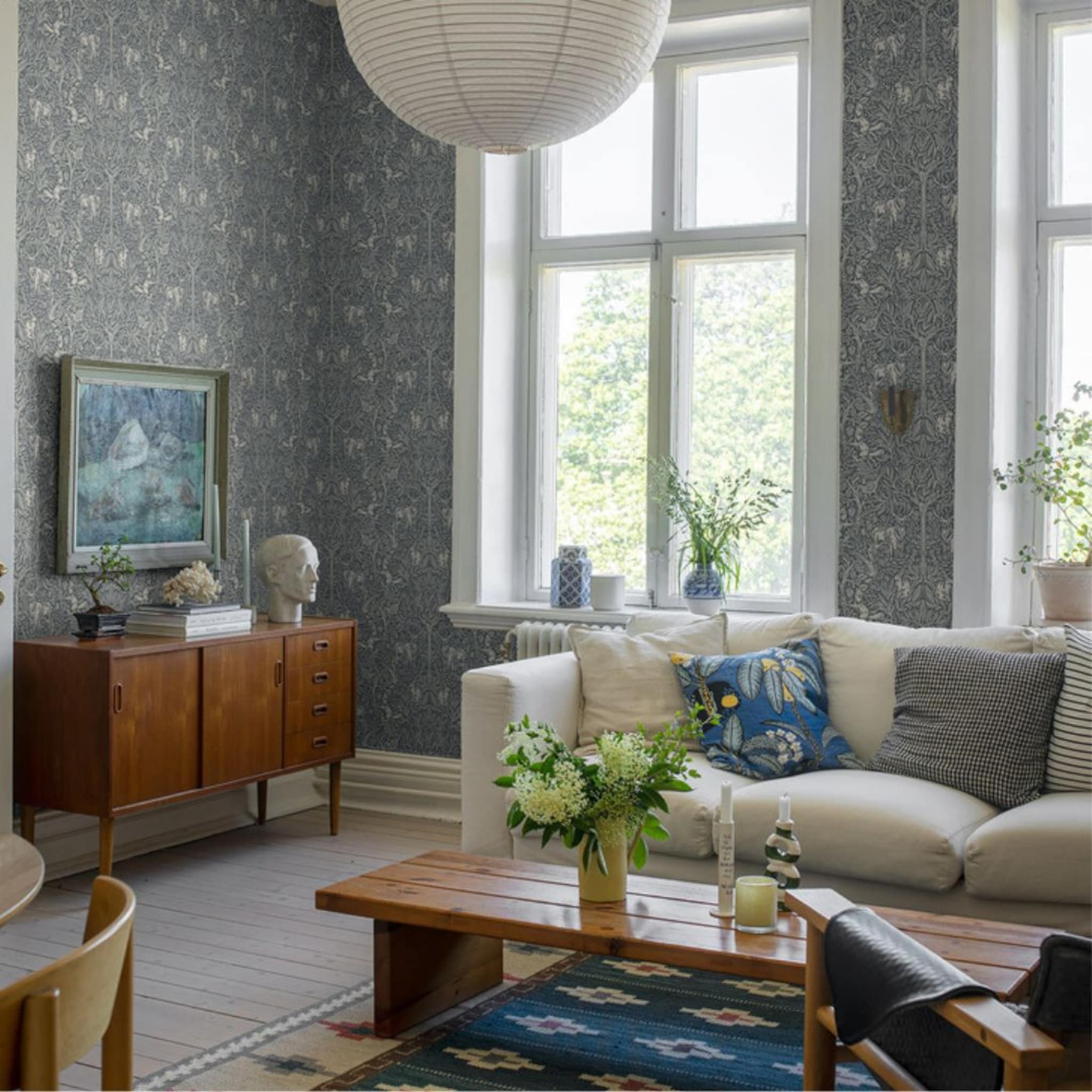 Tapeter till vardagsrummet | Vackra tapeter för alla smaker - Happy Homes