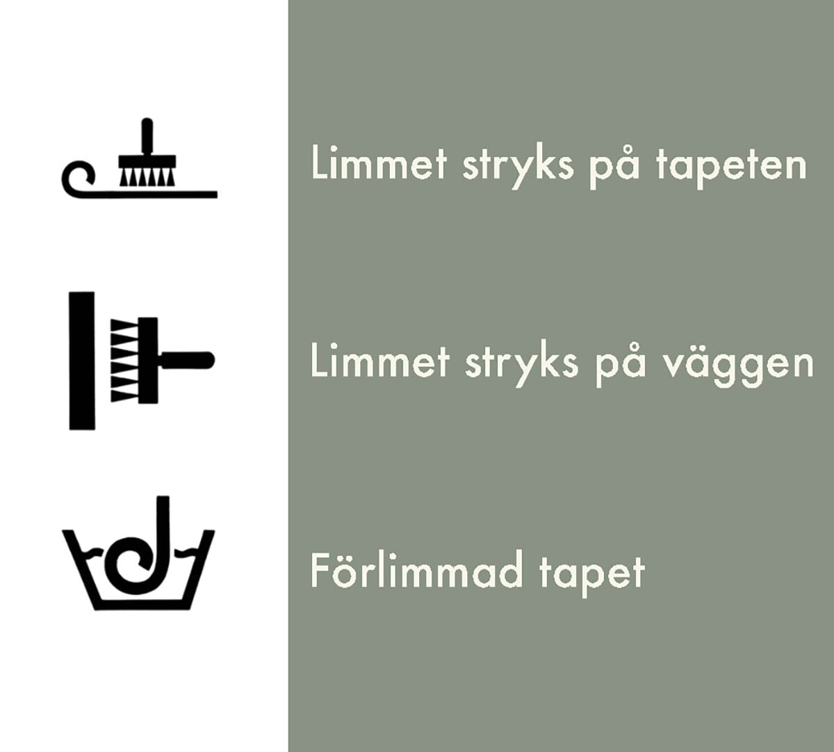 symbol uppsättning tapet