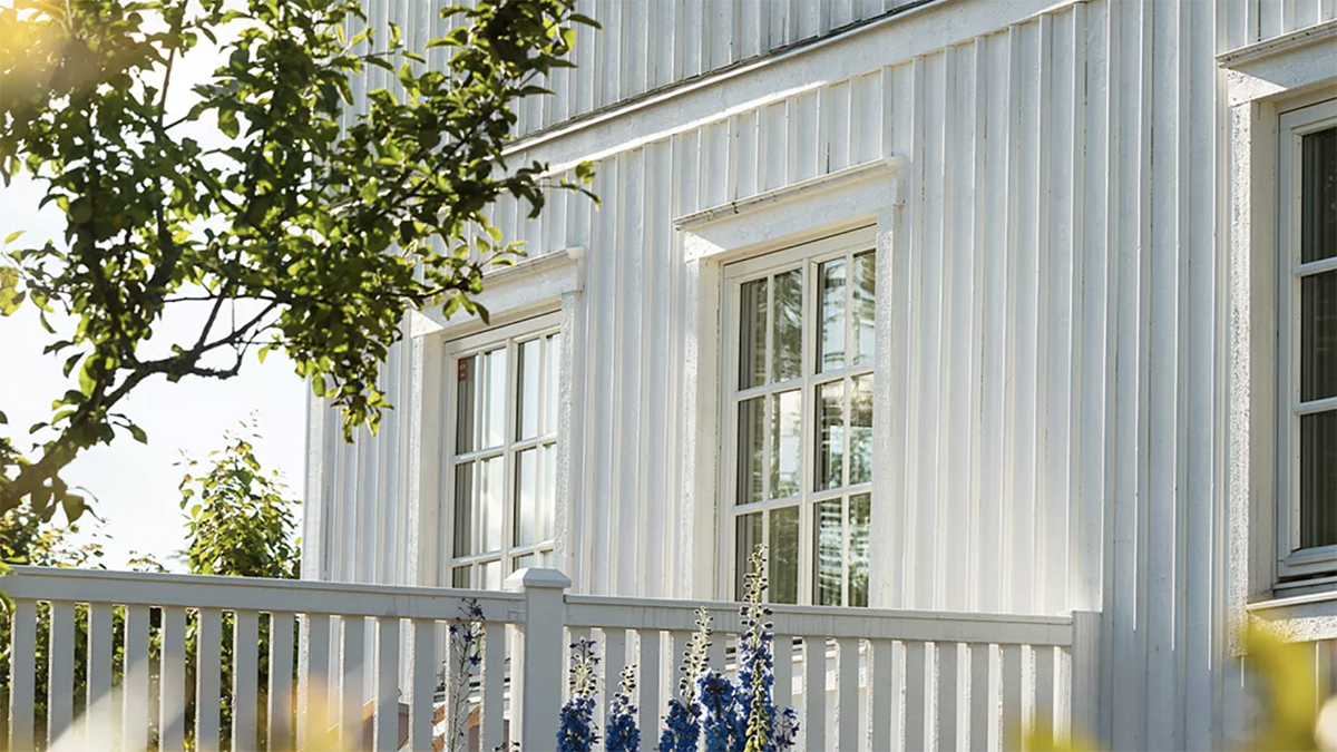 vit fasad färg från caparol