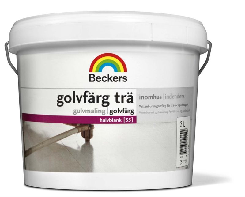 Product Image for Golvfärg Trä Vit