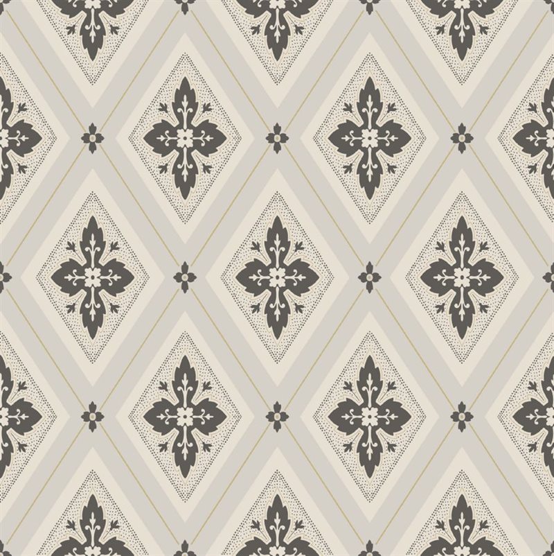 Product Image for Tapet Astrid Svart/Beige Gammalsvenska Qu