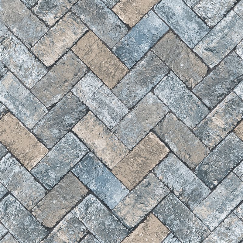 Product Image for Tapet Just Kitchens G45425 Herringbone Brick