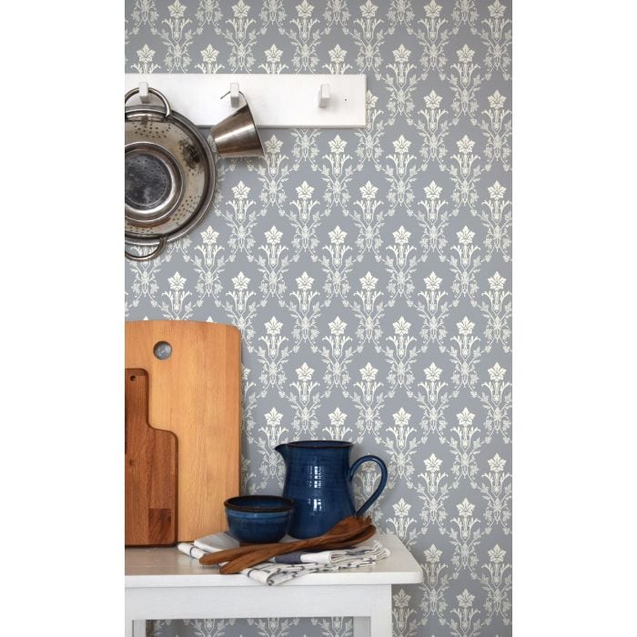 Tapet Hudiksvalls Teater Blå Gammalsvenska