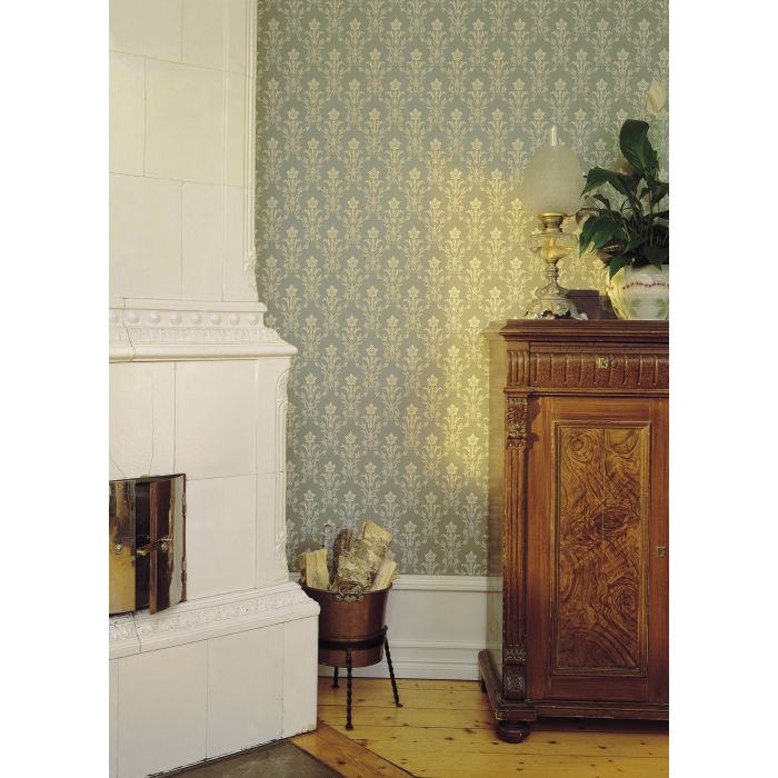 Tapet Hudiksvalls Teater Grön Gammalsvenska