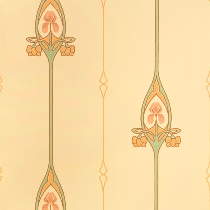 TAPET GAMLA GRAND GUL GAMMALSVENSKA PAPPER