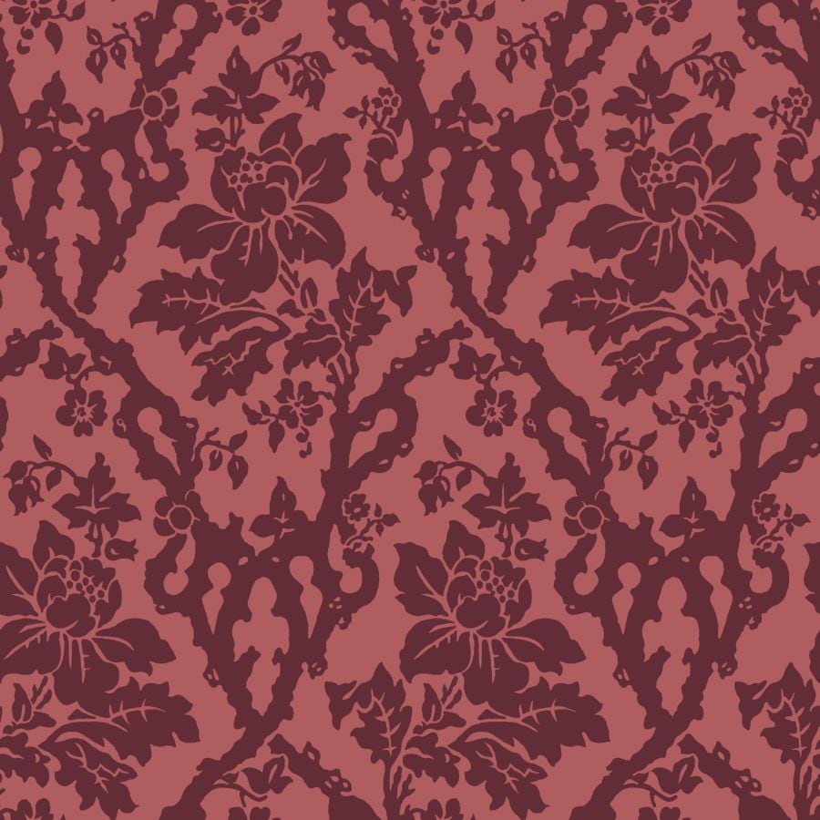 TAPET VÅRDSÄTRA RÖD GAMMALSVENSKA