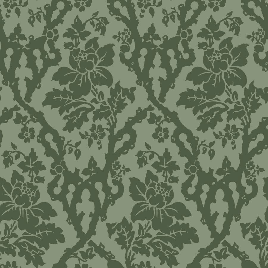 TAPET VÅRDSÄTRA GRÖN GAMMALSVENSKA