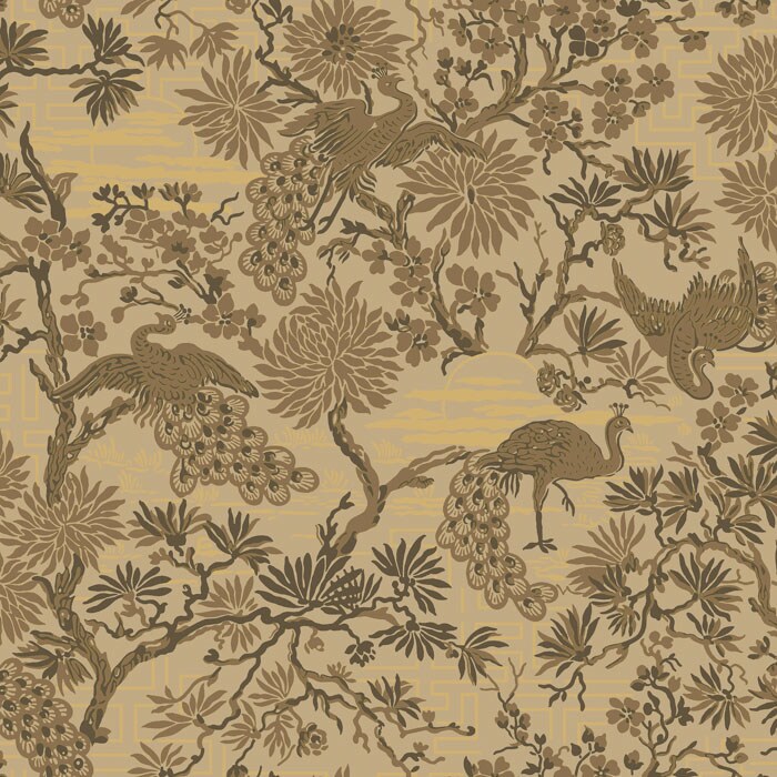 TAPET BRUNNSGATAN BEIGE GAMMALSVENSKA PAPPER