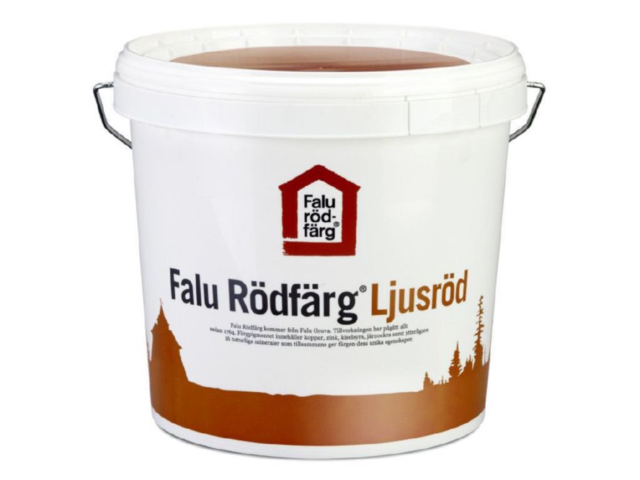 Falu Rödfärg Ljusröd Slamfärg - Happy Homes