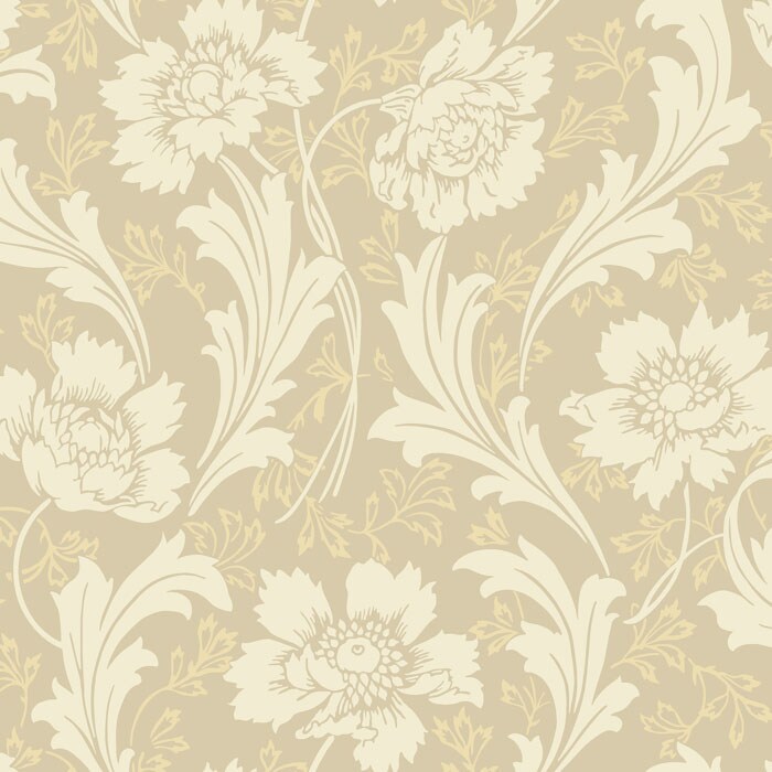 TAPET VILLASTADEN BEIGE GAMMALSVENSKA PAPPER