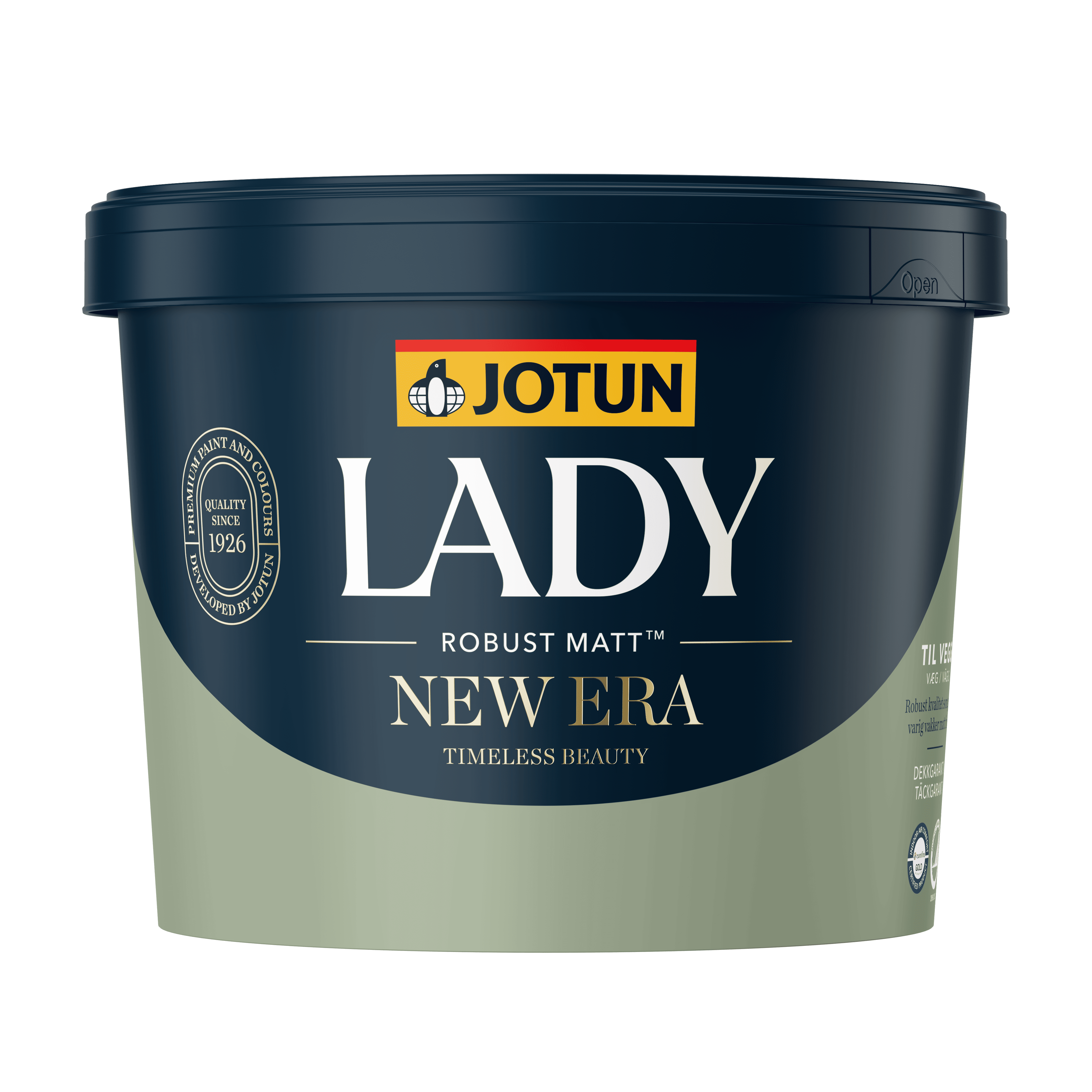 VÄGGFÄRG LADY NEW ERA VIT/A-BAS 0,68L