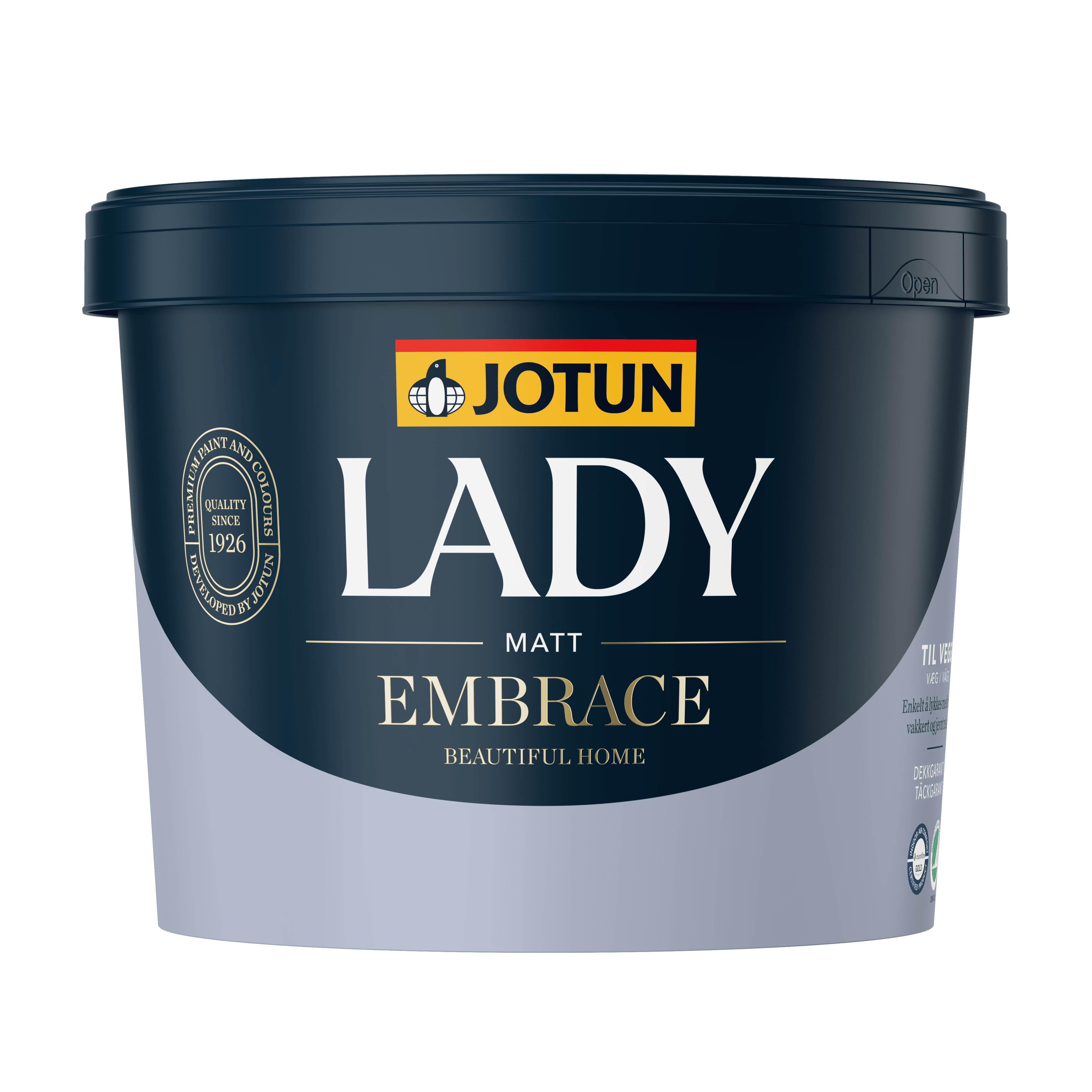 VÄGGFÄRG LADY EMBRACE VIT/A-BAS 0,68L