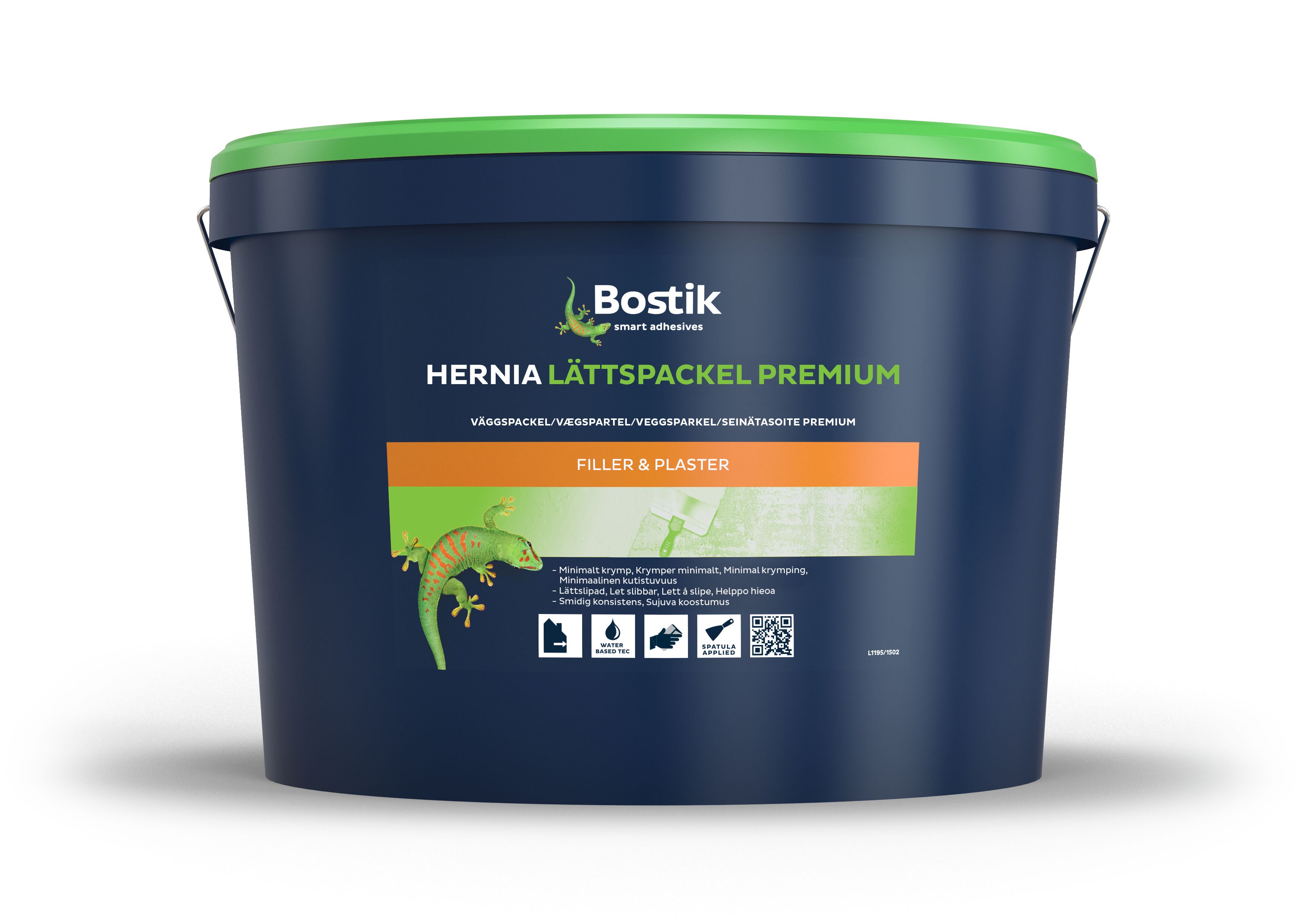 VÄGGSPACKEL/LÄTT HERNIA PREMIUM 10L