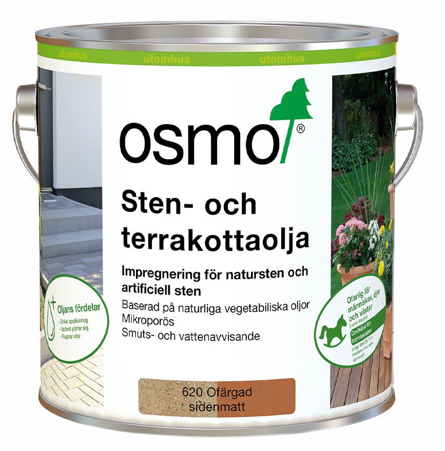 STEN-OCH TERRAKOTTA OLJA 620 OSMO OFÄRGAD 0,75L