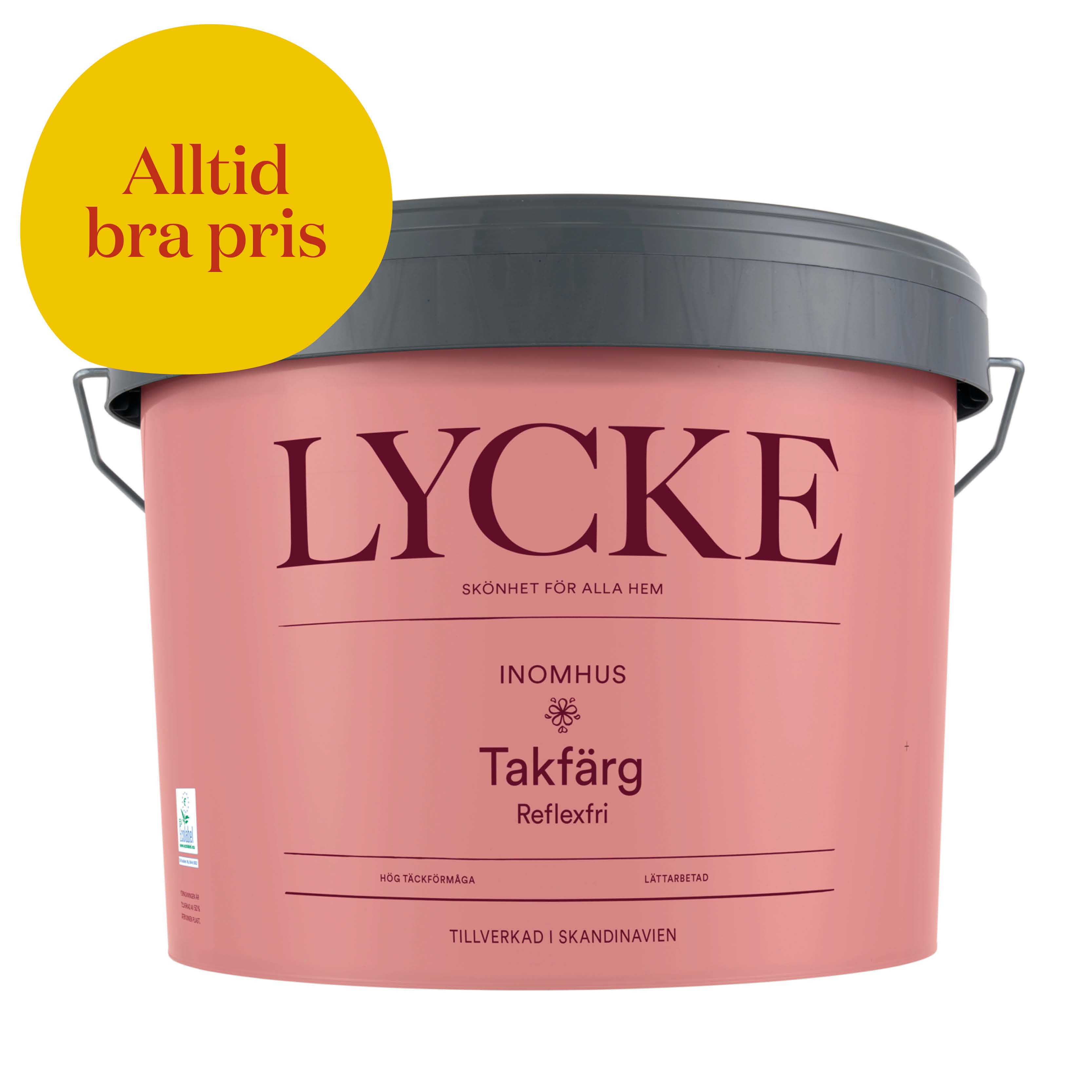 LYCKE TAKFÄRG VIT 2,7L