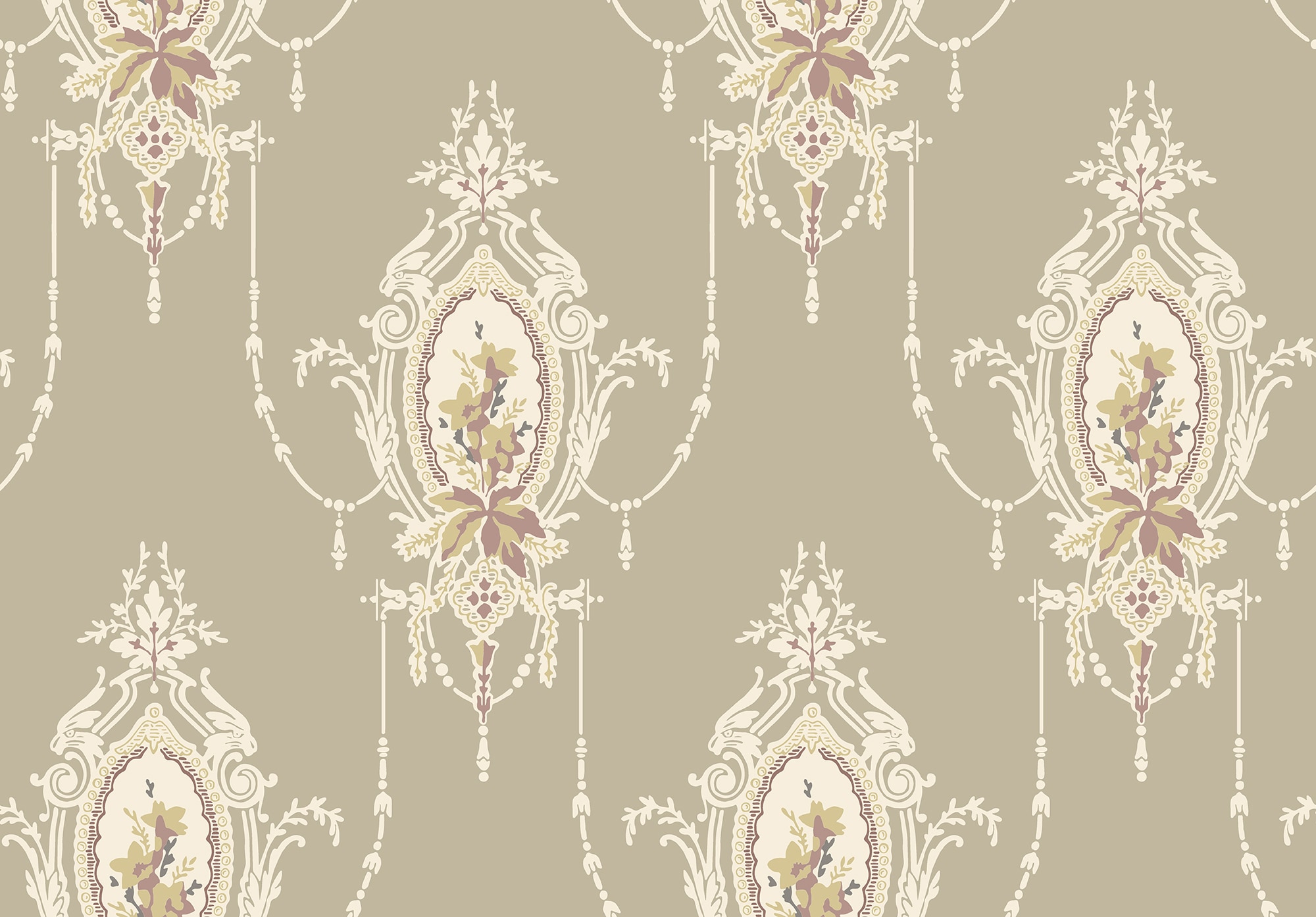 TAPET GS KLASSIKER 1850-1950 EDSBYN BEIGE
