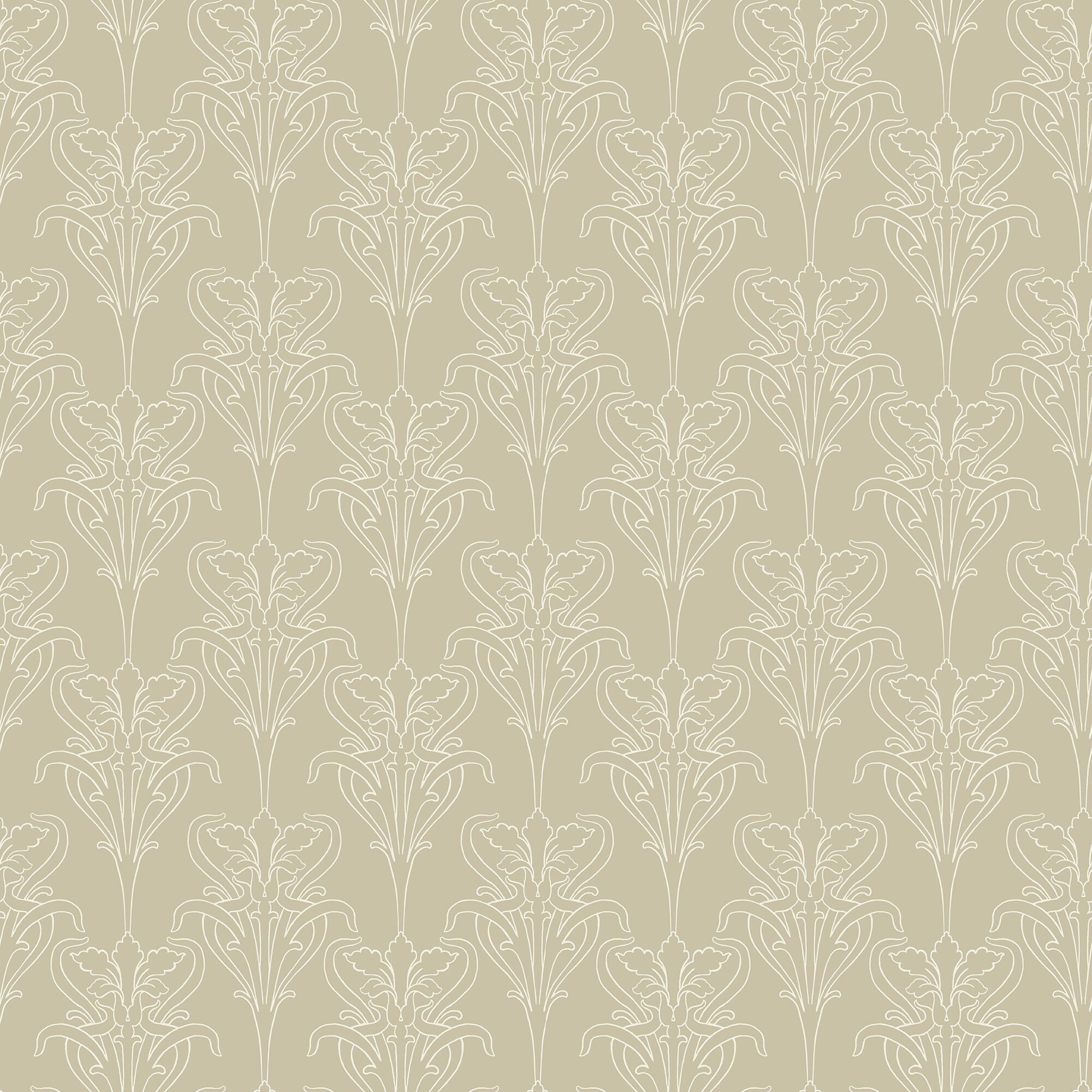 TAPET IRIS BEIGE GS KLASSIKER 1850-1950