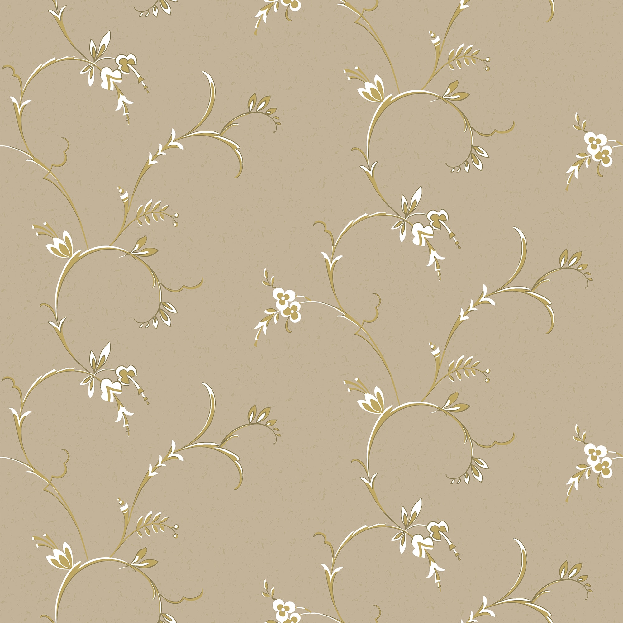 TAPET EKBACKEN BEIGE GS KLASSIKER 1850-1950