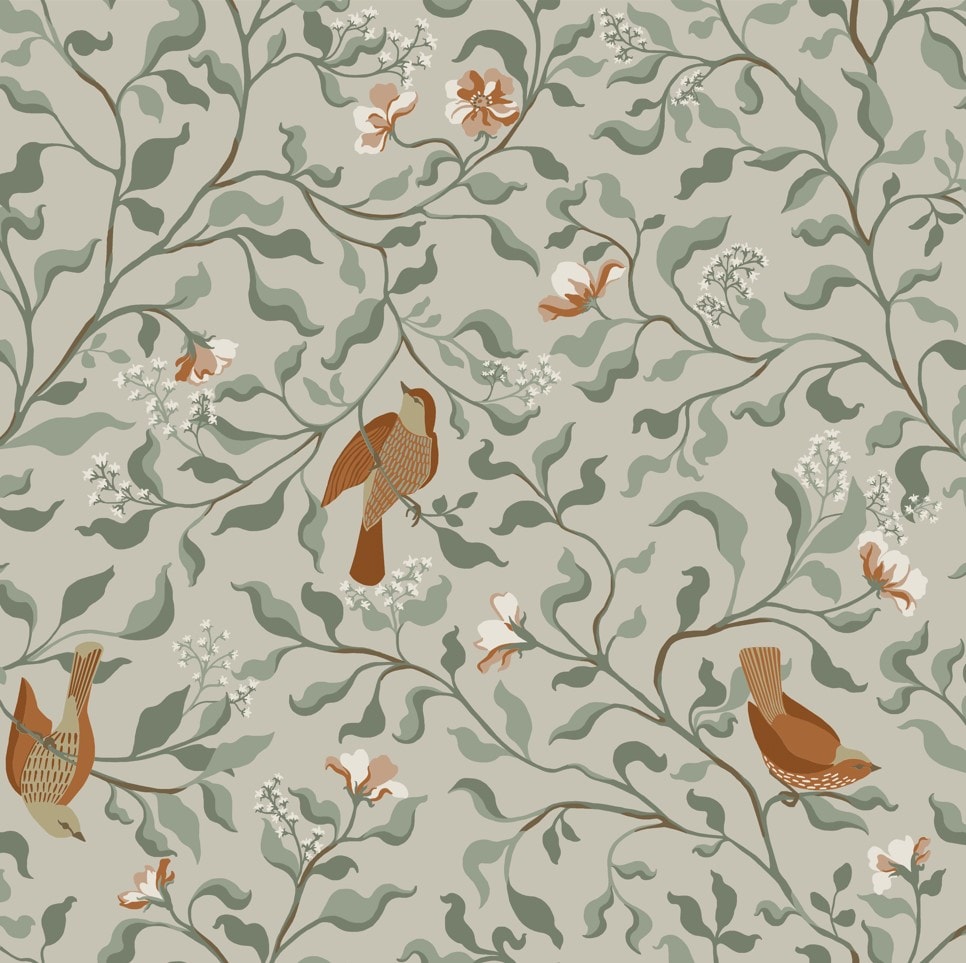 TAPET FLORA JOSEFIN BEIGE