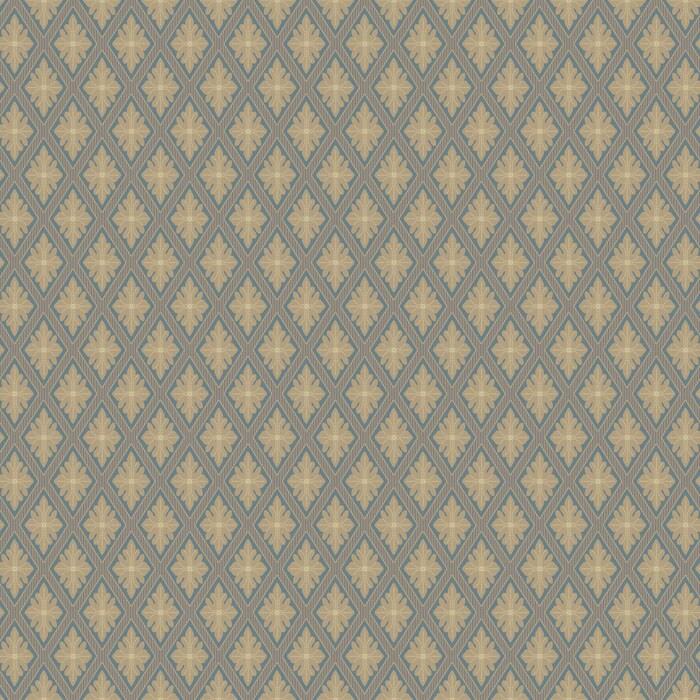TAPET LILLSTUGAN BLÅ GAMMALSVENSKA PAPPER