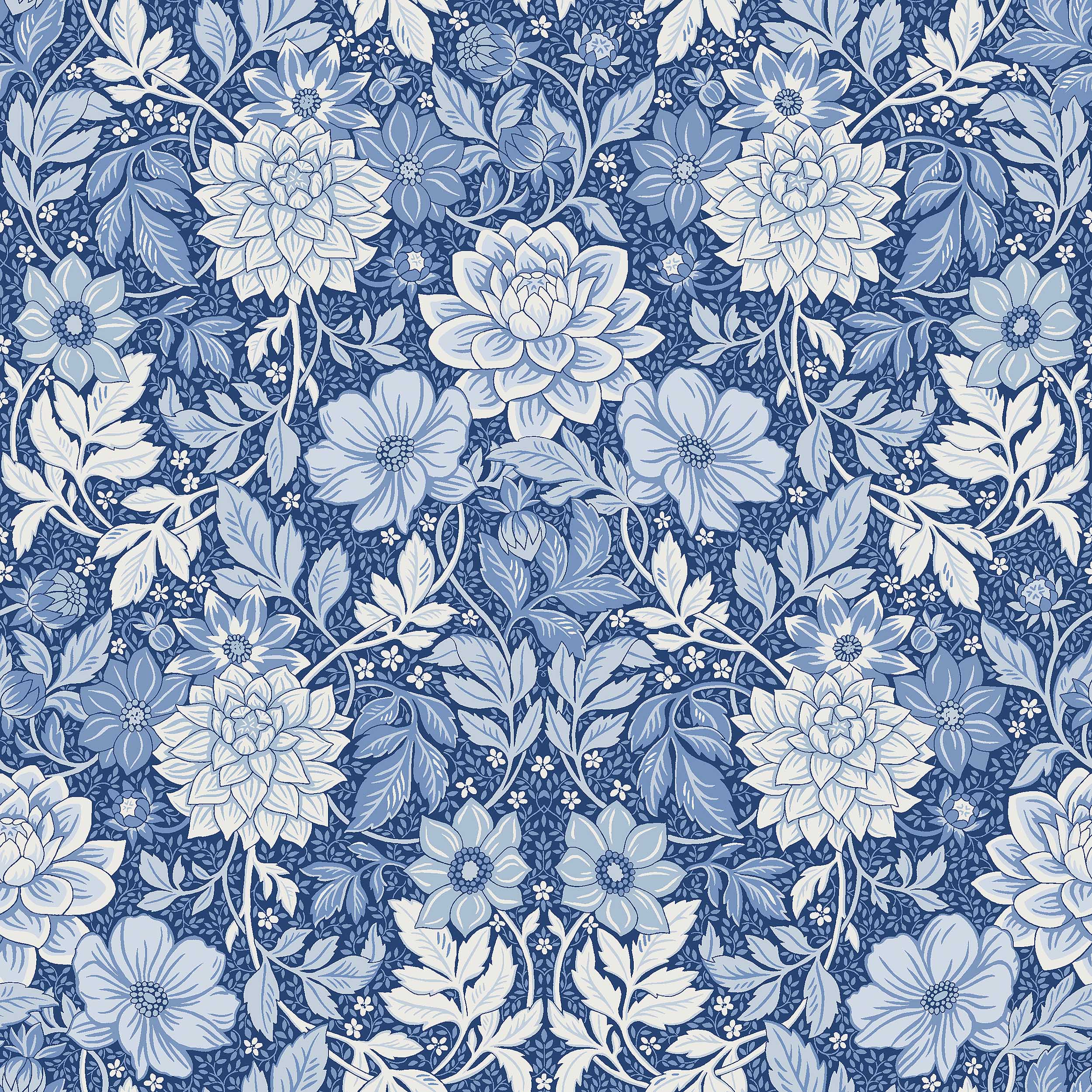 TAPET BLUE & WHITE 6141 DAHLIAGARDEN