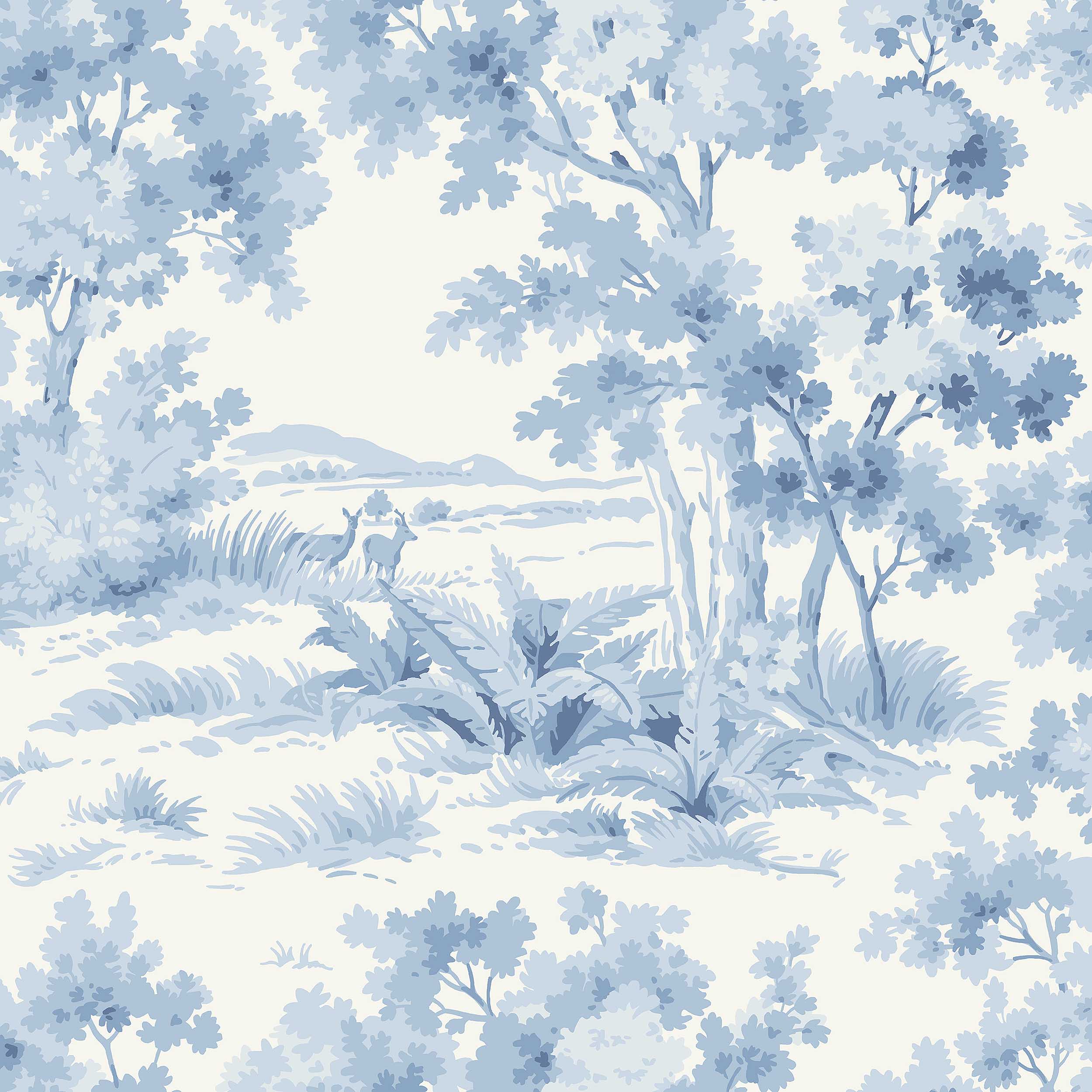 TAPET BLUE & WHITE 6142 COUNTRYSIDE MORNING