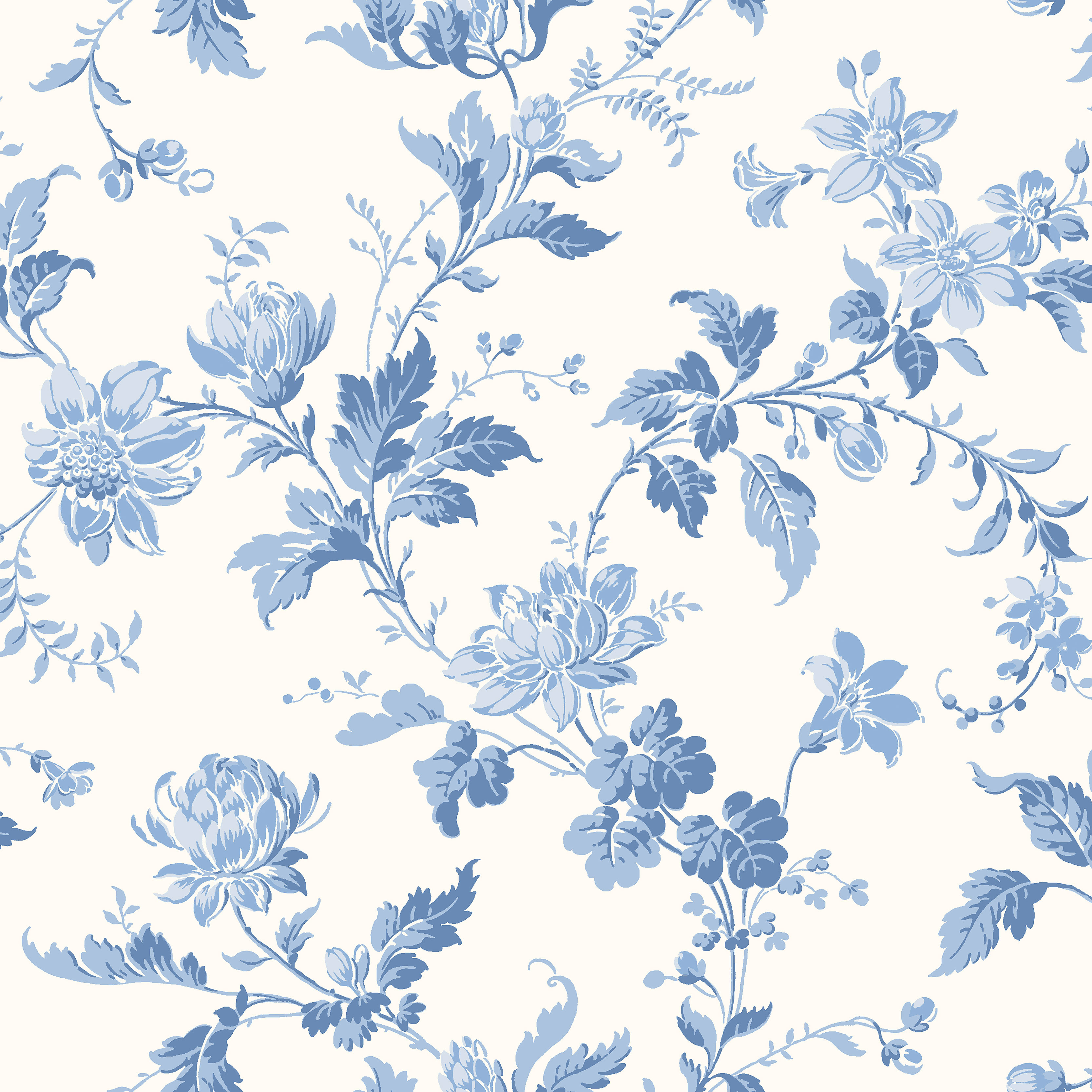 TAPET BLUE & WHITE 6146 BLOMSLINGA