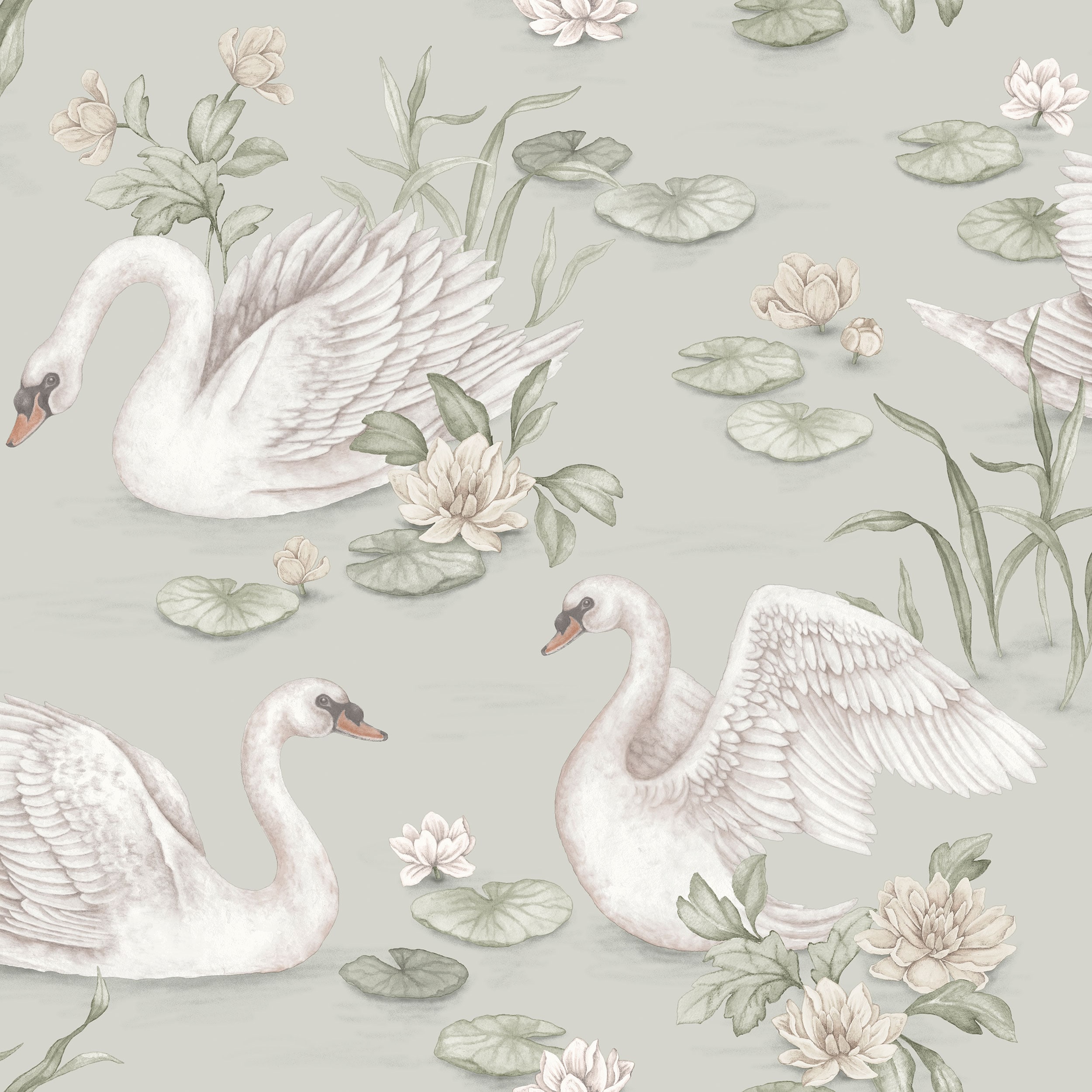 TAPET NEWBIE WALLPAPER II 6925 LILY SWAN