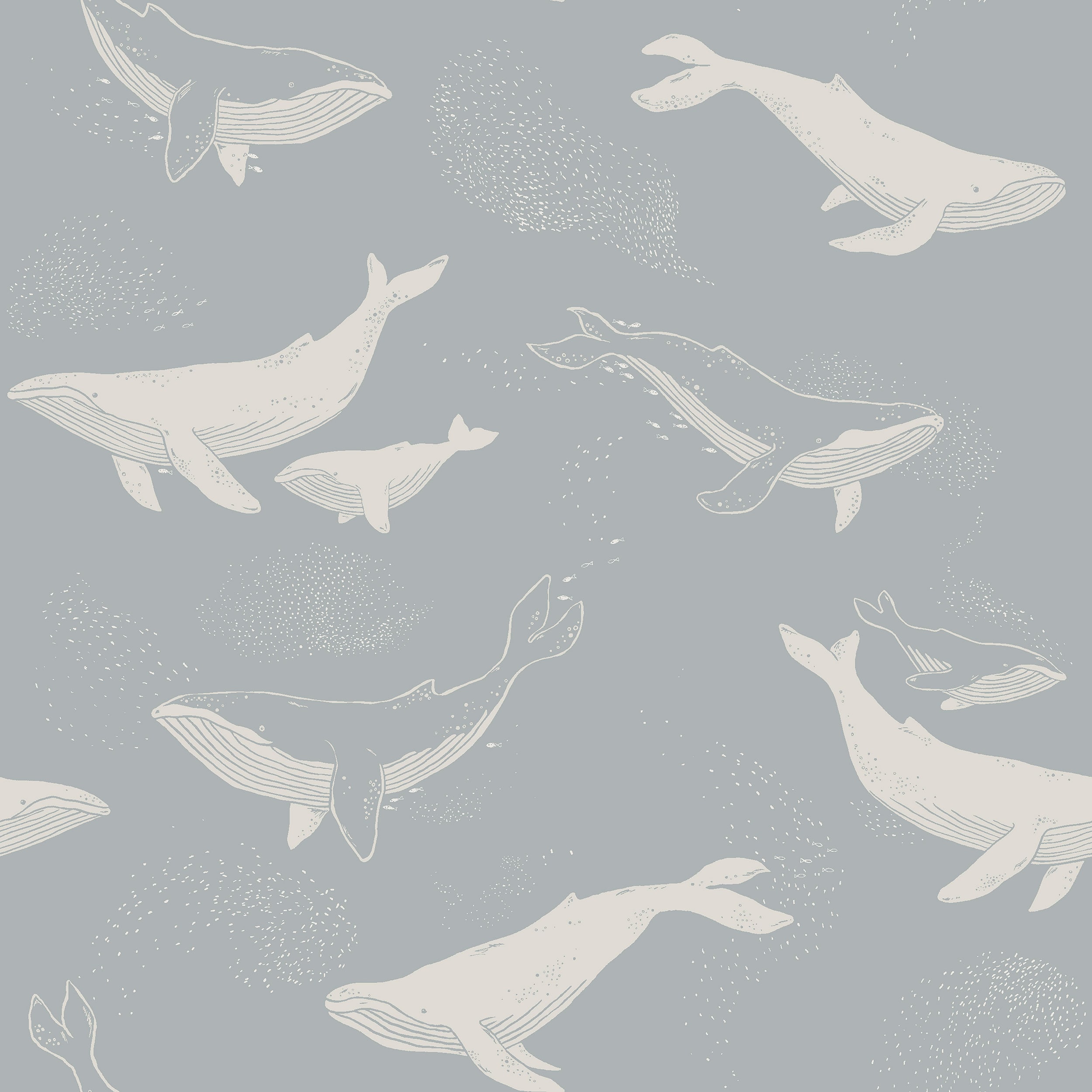 TAPET NEWBIE WALLPAPER II 6942 WHALES