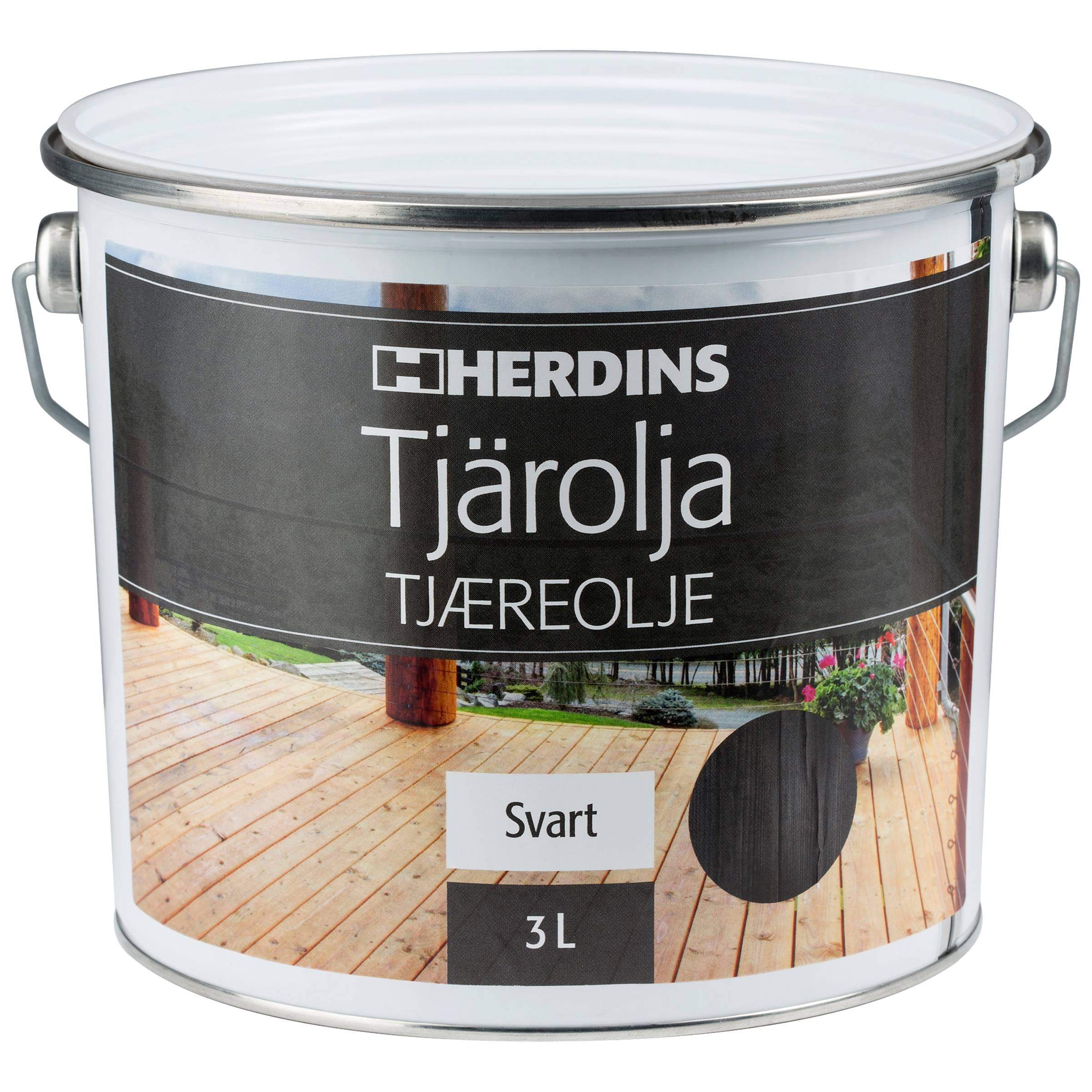 TJÄROLJA SVART