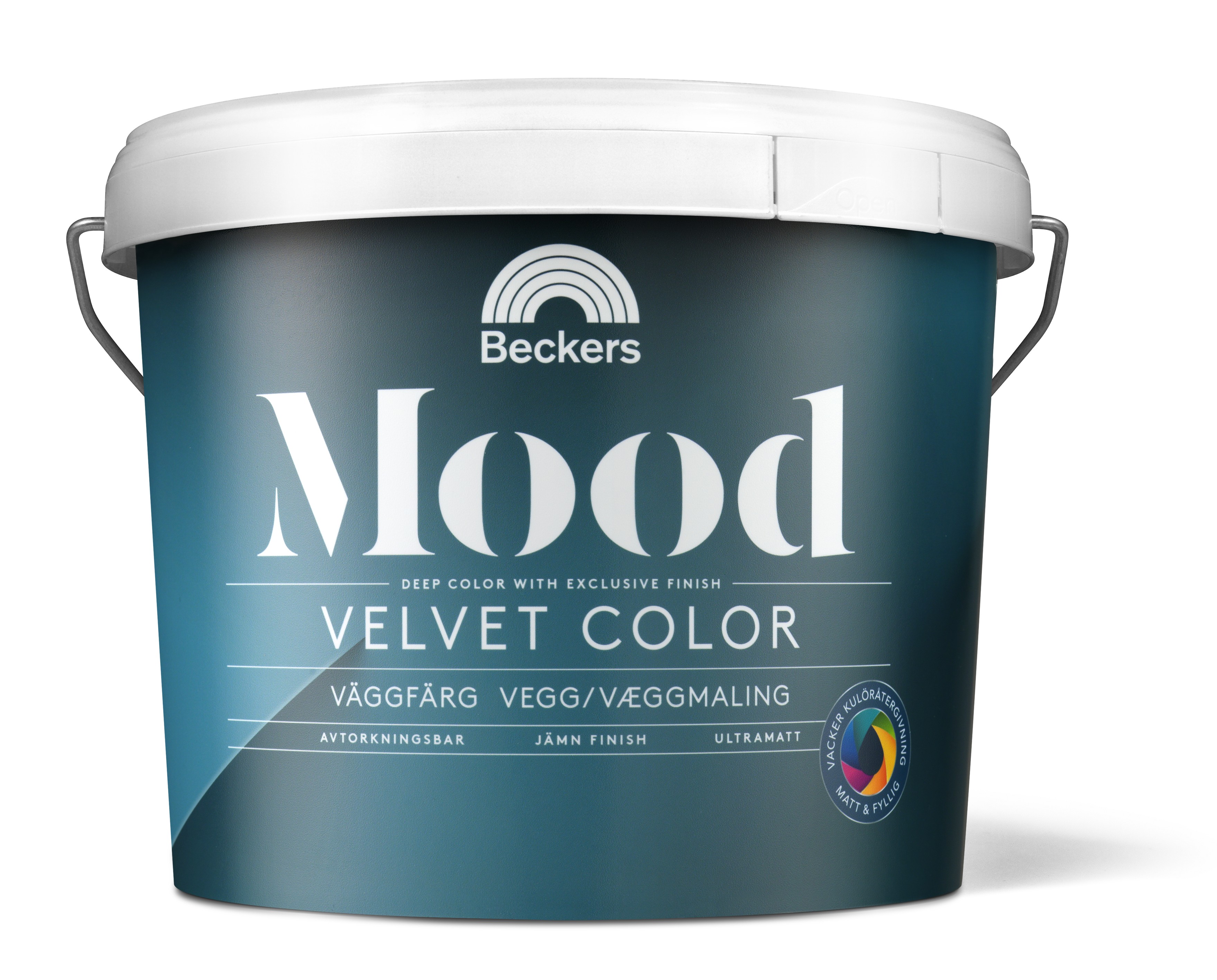 VÄGGFÄRG MOOD VELVET COLOR VIT/BAS A 0,9L